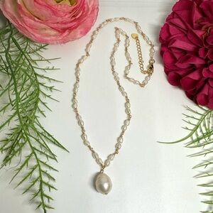NEW⚜️Freshwater Pearl Hand Linked Necklace